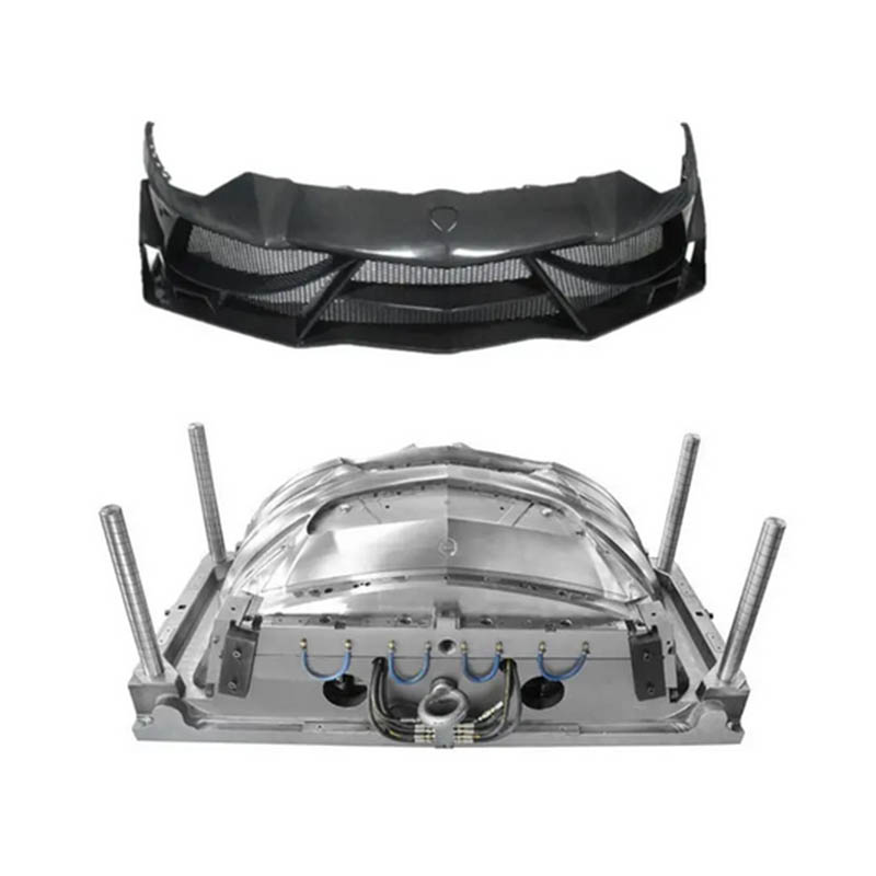 Moldura de parachoques automotriz