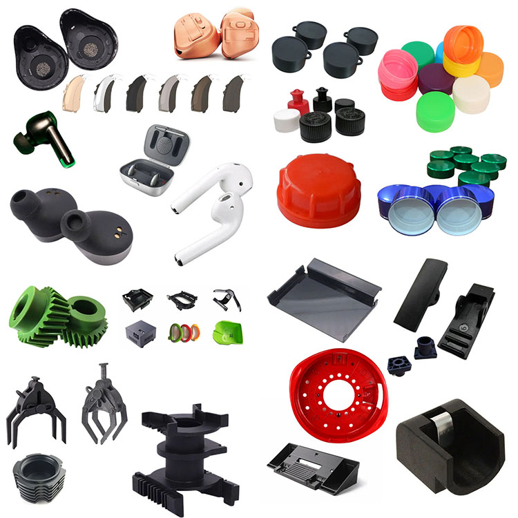 Moldura de piezas de plástico abs personalizada