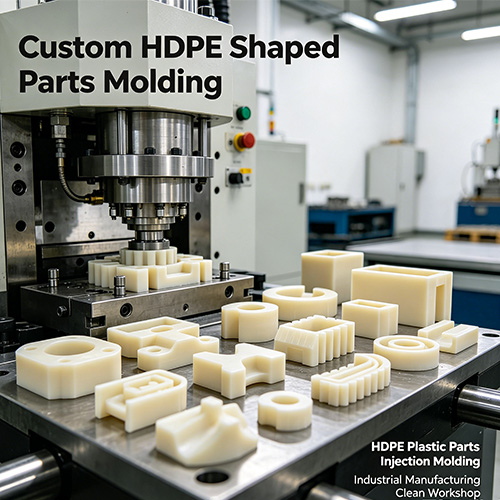 Moldeo de piezas en forma de HDPE personalizado