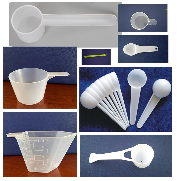 Moldura de cucharas de plástico duradera
