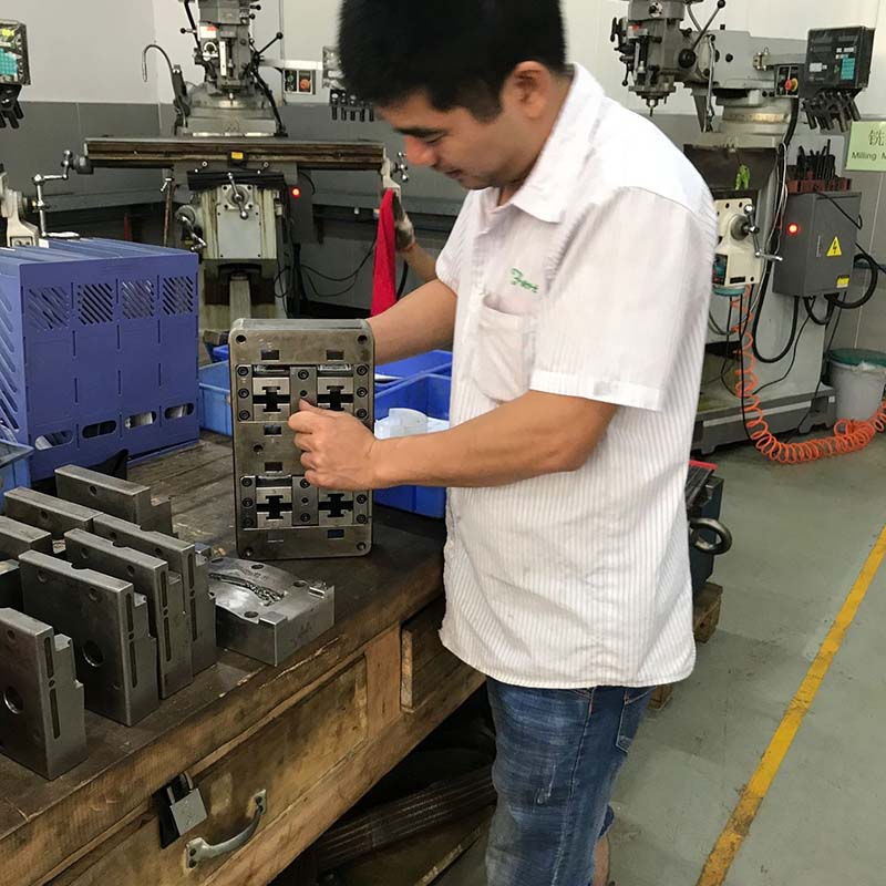 No punching hook molding