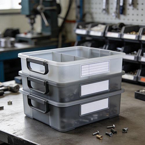 Moldura de contenedor de caja de almacenamiento de selección de piezas