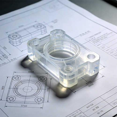 Pieza personalizada de mecanizado CNC de plástico