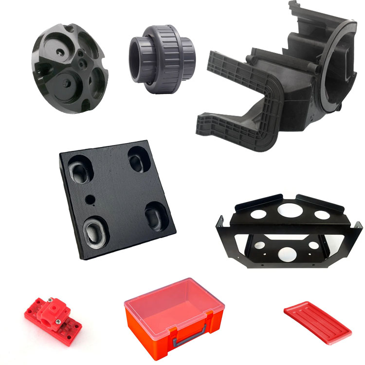 Moldura de piezas de cuna de plástico