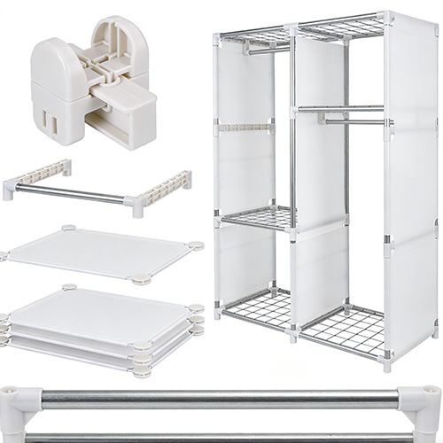 Moldura de piezas de armario plegable de plástico