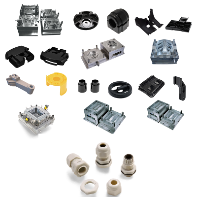 Taller de fabricación de moldes de plástico.