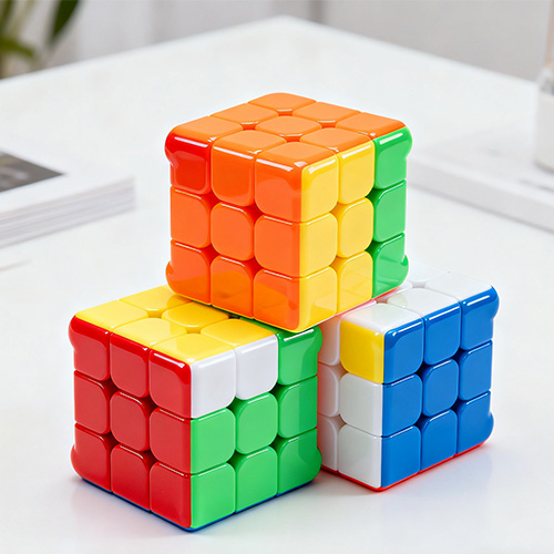 Moldado de inyección de cubo de plástico Rubik