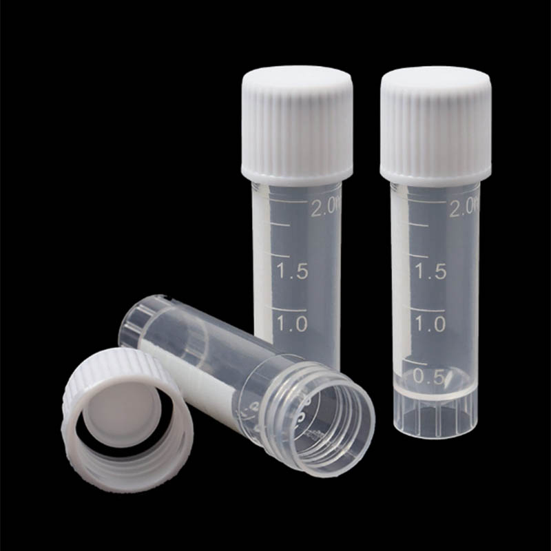 Vials de plástico moldeado