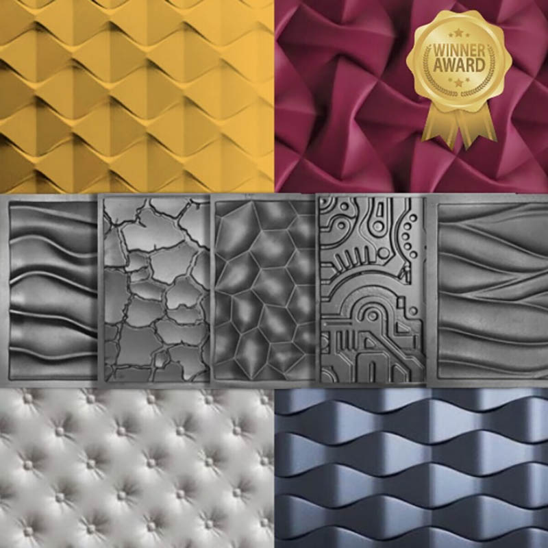 Moldura de arte de pared de plástico
