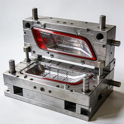 Lámpara trasera de moldeo por inyección de plástico