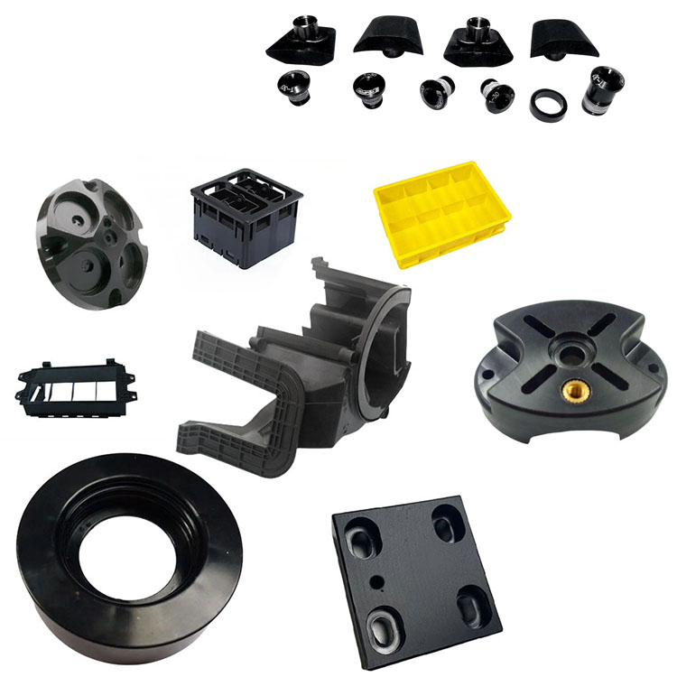 Moldeo de accesorios de piezas de plástico con hebilla de bolsa de liberación lateral