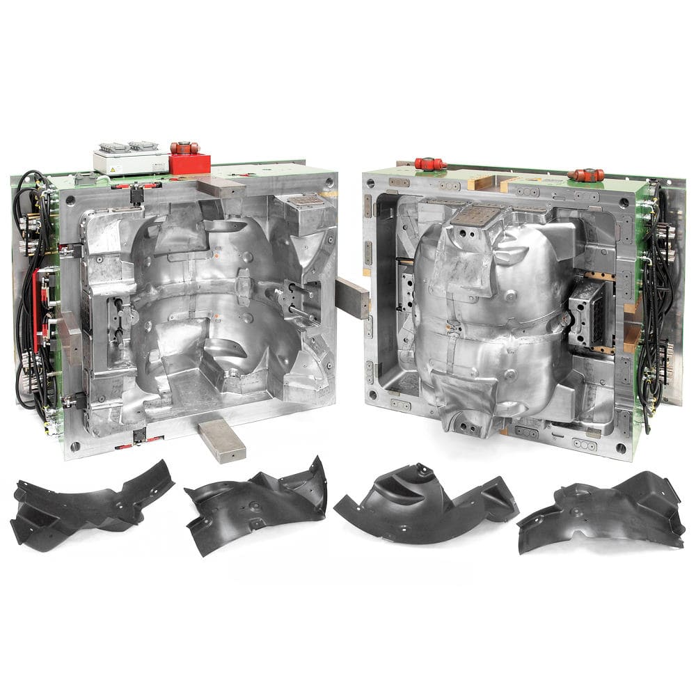 Moldes para mecanismos deslizantes